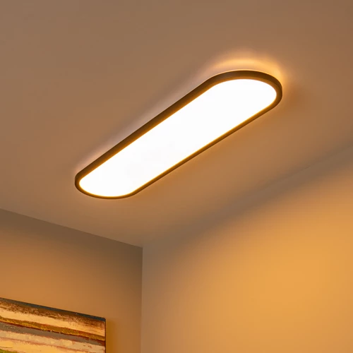 Lucide ELLY - Lámpara de techo - LED Regul. - CCT - 1x36W 2700K/4000K - Ópalo | Essential - ambiente 1